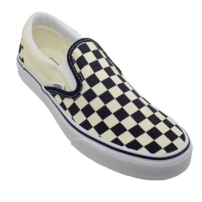 Tênis Vans Classic Slip On Checkerboard Black White VN000EYEBWW