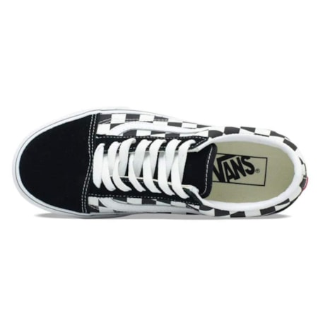 Tênis Vans Old Skool Checkerboard Black True White VN0A3B3UHRK