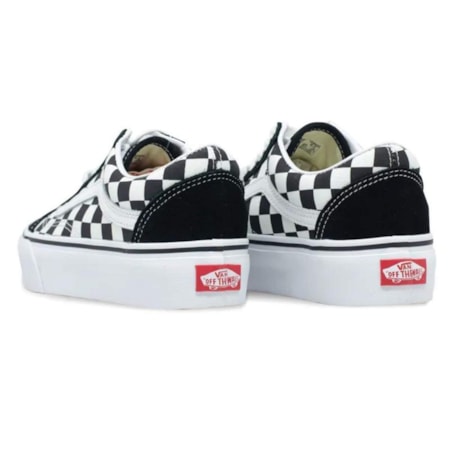 Tênis Vans Old Skool Checkerboard Black True White VN0A3B3UHRK