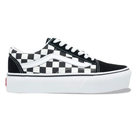 Tênis Vans Old Skool Checkerboard Black True White VN0A3B3UHRK