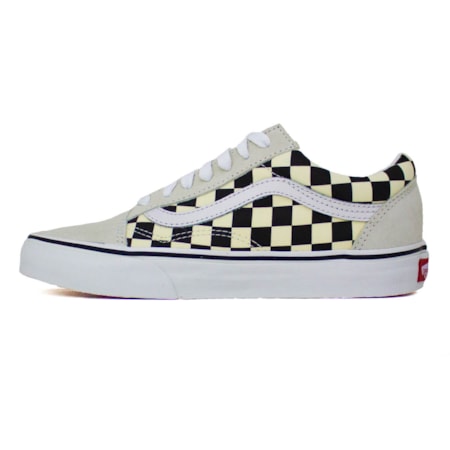 Tênis Vans Old Skool Checkerboard White Black VNBA38G127K