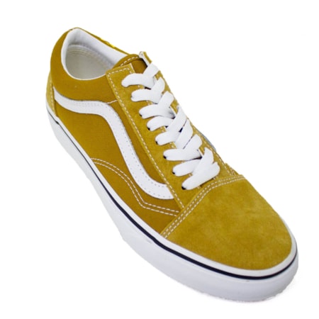 Tênis Vans Old Skool Golden Brown True White VN0A3WKT9GE