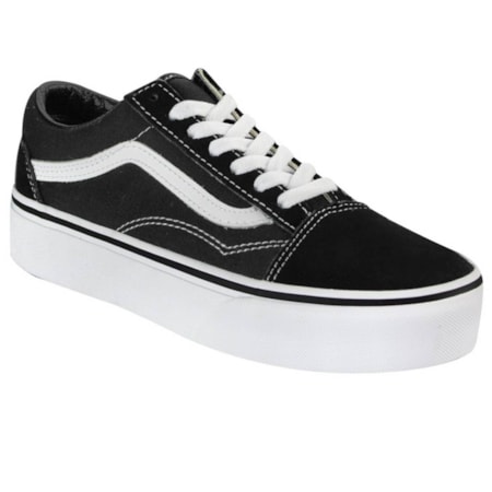 Tênis Vans Old Skool Platform Black White VN0A3B3UY28