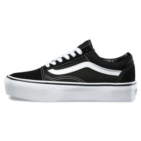 Tênis Vans Old Skool Platform Black White VN0A3B3UY28