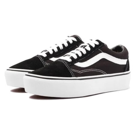 Tênis Vans Old Skool Platform Black White VN0A3B3UY28