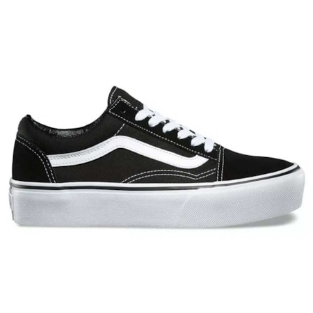 Tênis Vans Old Skool Platform Black White VN0A3B3UY28