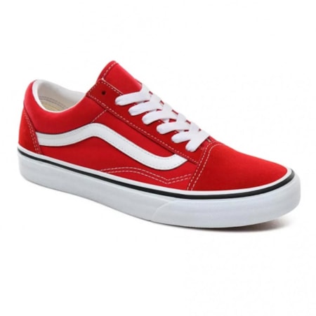 Tênis Vans Old Skool Racing Red True White VN0A4BV5JV6