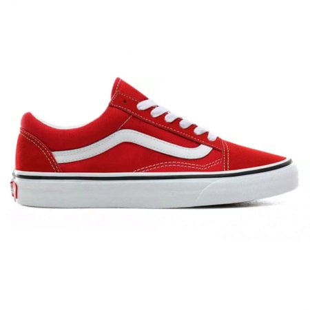 Tênis Vans Old Skool Racing Red True White VN0A4BV5JV6