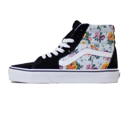 Tênis Vans Sk8 Hi Garden Floral True White Vn0a4bv6v3f