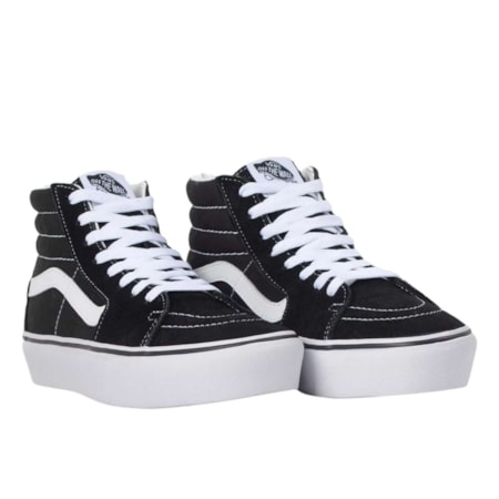 Tênis Vans Sk8 Hi Platform 2.0 Black True White VN0A3TKN6BT
