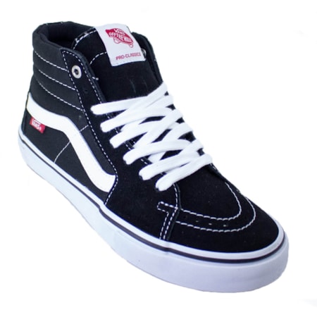 Tênis Vans Sk8 Hi Pro Black White Vnb00vhgy28 