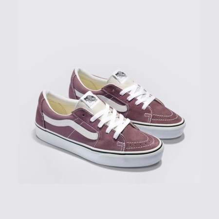 Tênis Vans Sk8 Low Vacation Casuals Plum Wine VN0009QRCHIC