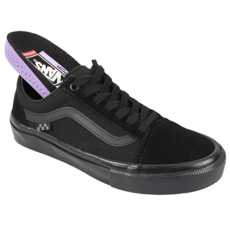 Tênis Vans Skate Old Skool Pro Black Black VN0A5FCBBKA