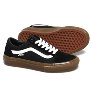 Tênis Vans Skate Old Skool Pro Black Gum VN0A5FCBB9M