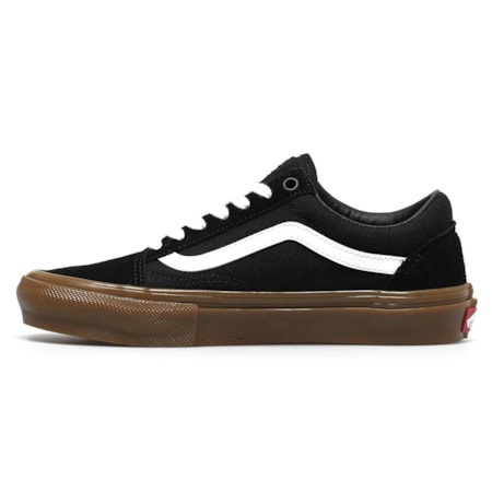 Tênis Vans Skate Old Skool Pro Black Gum VN0A5FCBB9M