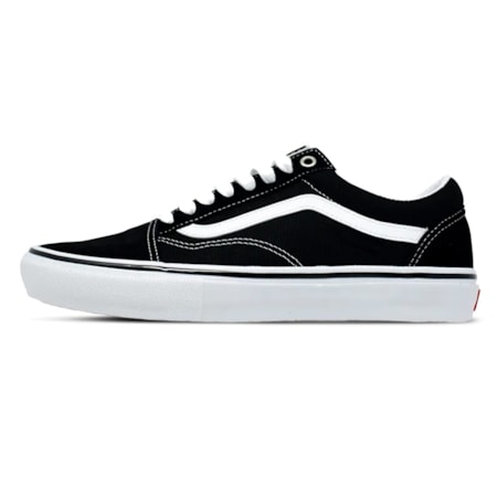 Tênis Vans Skate Old Skool Pro Black White VN0A5FCBY28