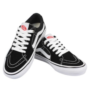 Tênis Vans Skate Sk8 Low Pro Black White VN0A5FCFY28