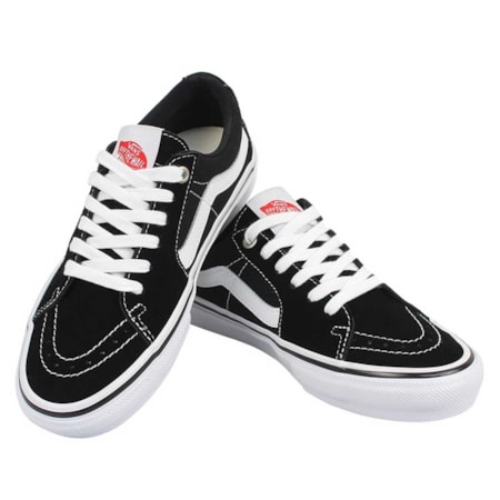 Tênis Vans Skate Sk8 Low Pro Black White VN0A5FCFY28