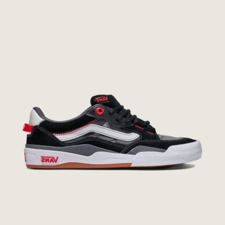 Tênis Vans Skate Wayvee 2.0 Black White Red VN000D5DBWT