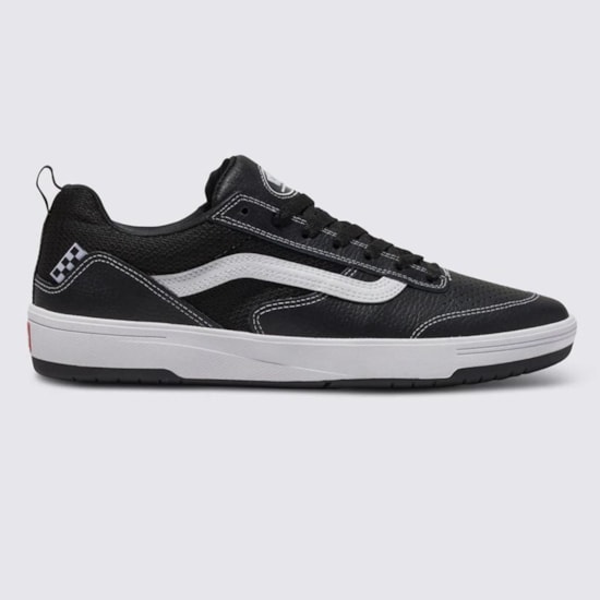 Tênis Vans Skate Zahba Leather Black White VN0007QQBZW