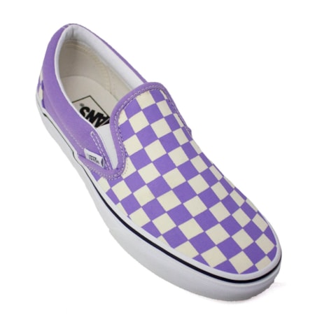 Tênis Vans Slip On Checkerboard Chalk Violet VN0A33TB9HM