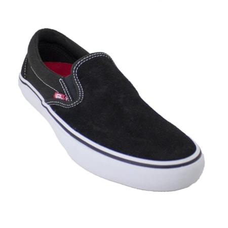 Tênis Vans Slip-on Pro Black White Gum Vnb0097m9x1