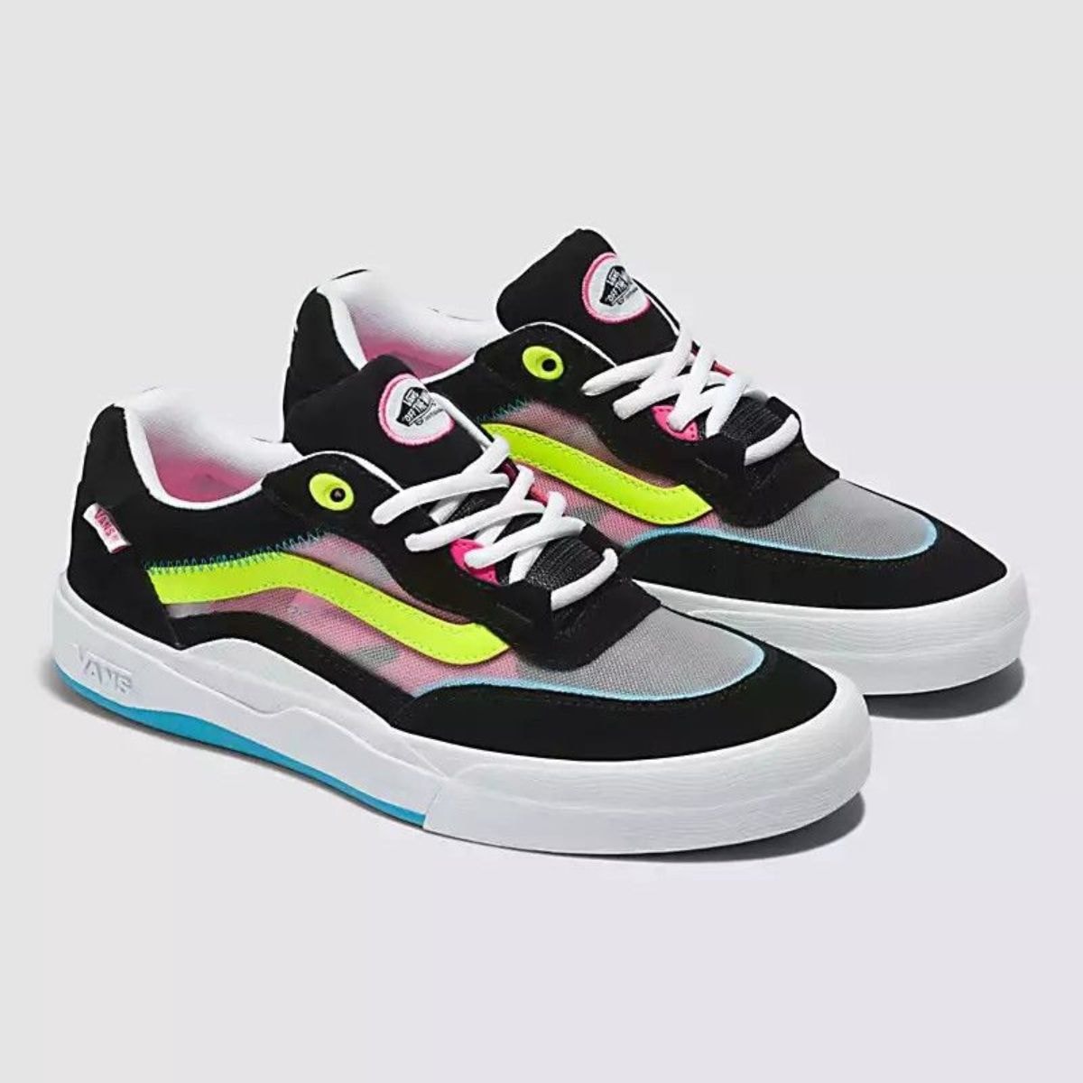 Tênis Vans Wayvee Neon Rave Black White Multi VN0A5JIA5RF - Prince