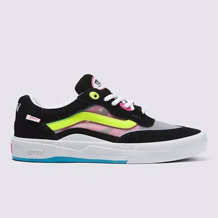 Tênis Vans Wayvee Neon Rave Black White Multi VN0A5JIA5RF