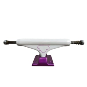 Truck de Skate Essencia Branco Base Roxo 139mm