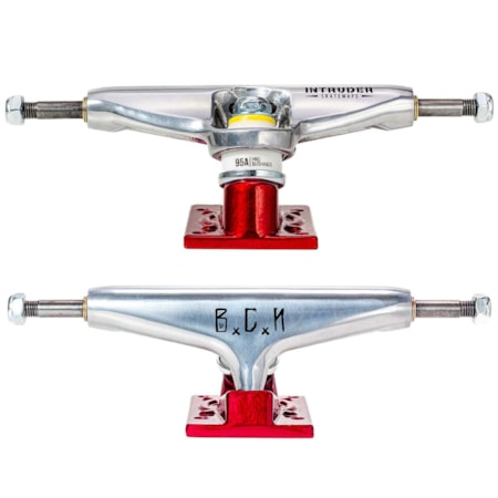 Truck De Skate Intruder BCN Skatemaps Red 139MM Mid