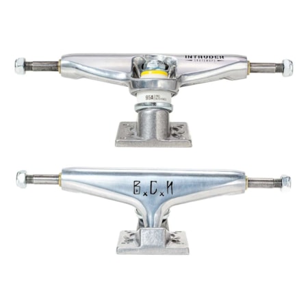 Truck De Skate Intruder BCN Skatemaps Silver 139MM Mid