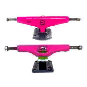 Truck Fun Light Color Pink Base Preto 139mm