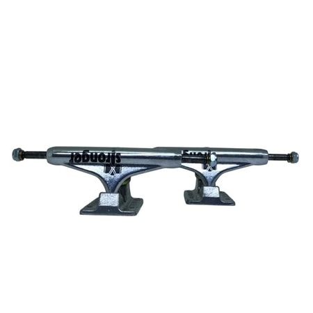 Truck Stronger 149mm Vazado Cinza Logo Preto